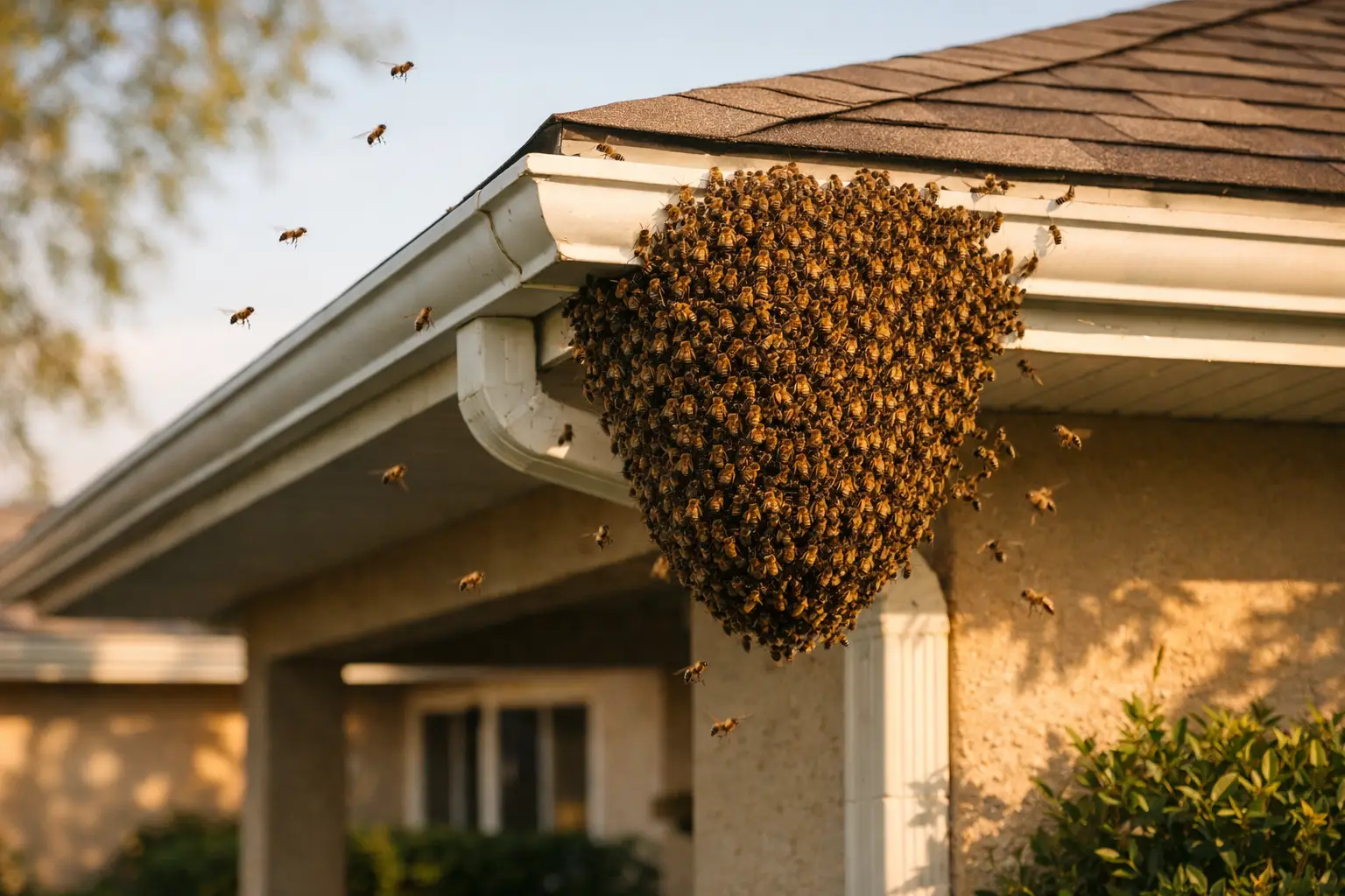 Commercial Bee Removal Case Study