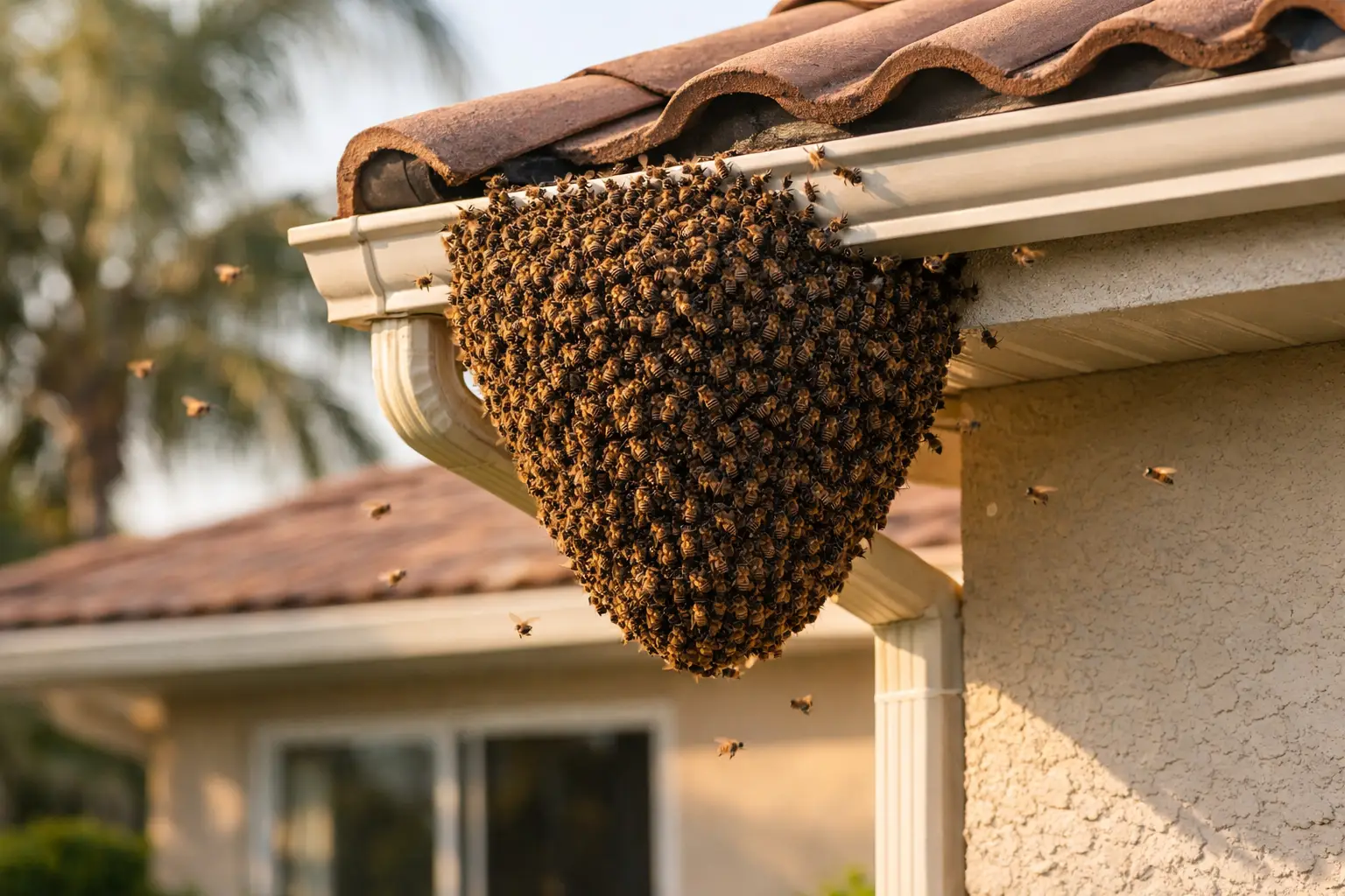 How to Identify a Bee Swarm Near Your Home