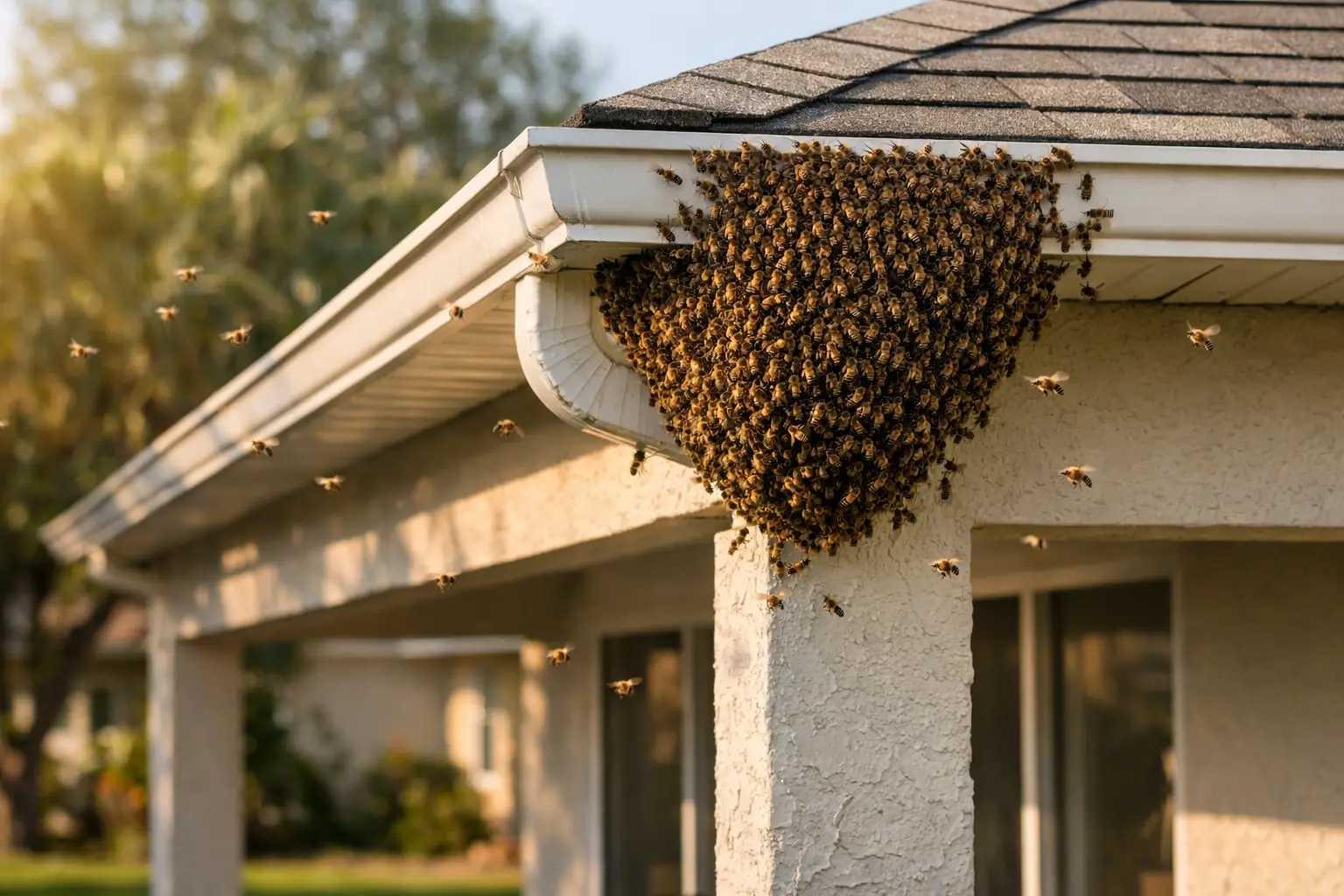 When Are Bees Most Aggressive Around Homes?